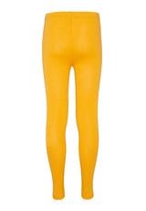 Gen Woo Tween Girls Yellow Basic Legging Fits Sizes 8 Years to 14 Years for The Jersey Shop Singapore