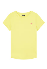 Sunshine Yellow Embroidered Girls T-Shirt by Gen Woo. 