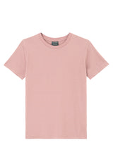 Front of the Boys Classic Crew Neck Salmon T-Shirt by Gen Woo
