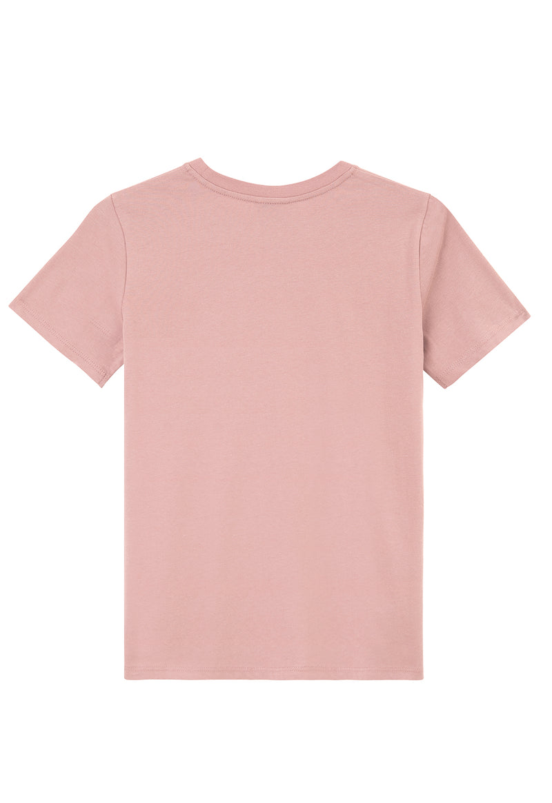 Back of the Boys Classic Crew Neck Salmon T-Shirt by Gen Woo