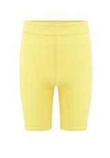 Sunshine Yellow Girls Cycling Shorts by Gen Woo. 