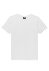  Front of the Boys Classic Crew Neck White T-Shirt by Gen Woo