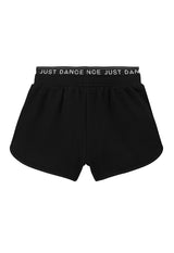 Back of the Black “Just Dance” Girls Sweat Shorts by Gen Woo