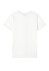Bright White Boys Crew Neck T-Shirt by Gen Woo. 