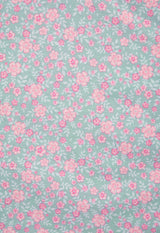 Close up of Girls Short Ditsy Floral PJ Set print by Gen Woo.