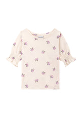 Girls Ditsy Floral Frill Top by Gen Woo.