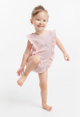 Gen Woo Baby Girls Pink Sleeveless Baby-grow for The Jersey Shop Singapore