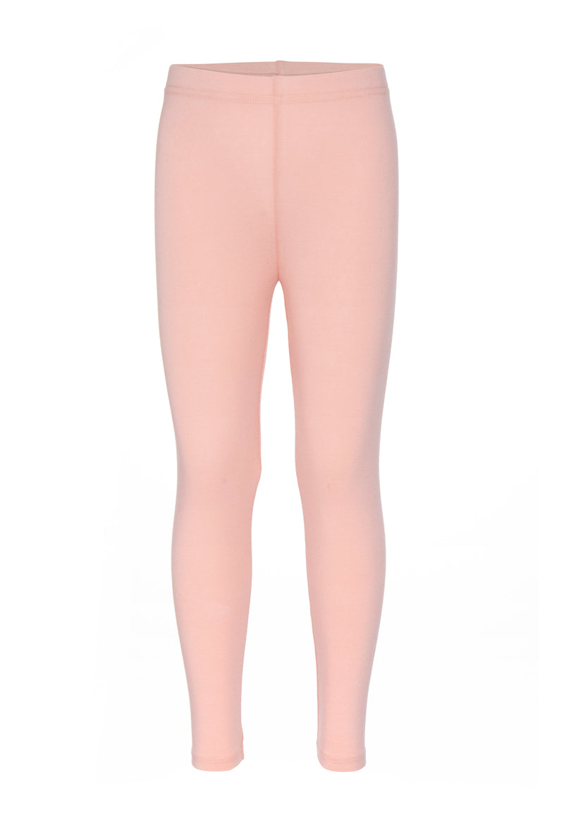 Gen Woo Girls Pink Plain Basic Legging for The Jersey Shop Singapore