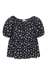 Gen Woo Tween Girls Ditsy Print A-line Smock Top from The Jersey Shop Singapore 