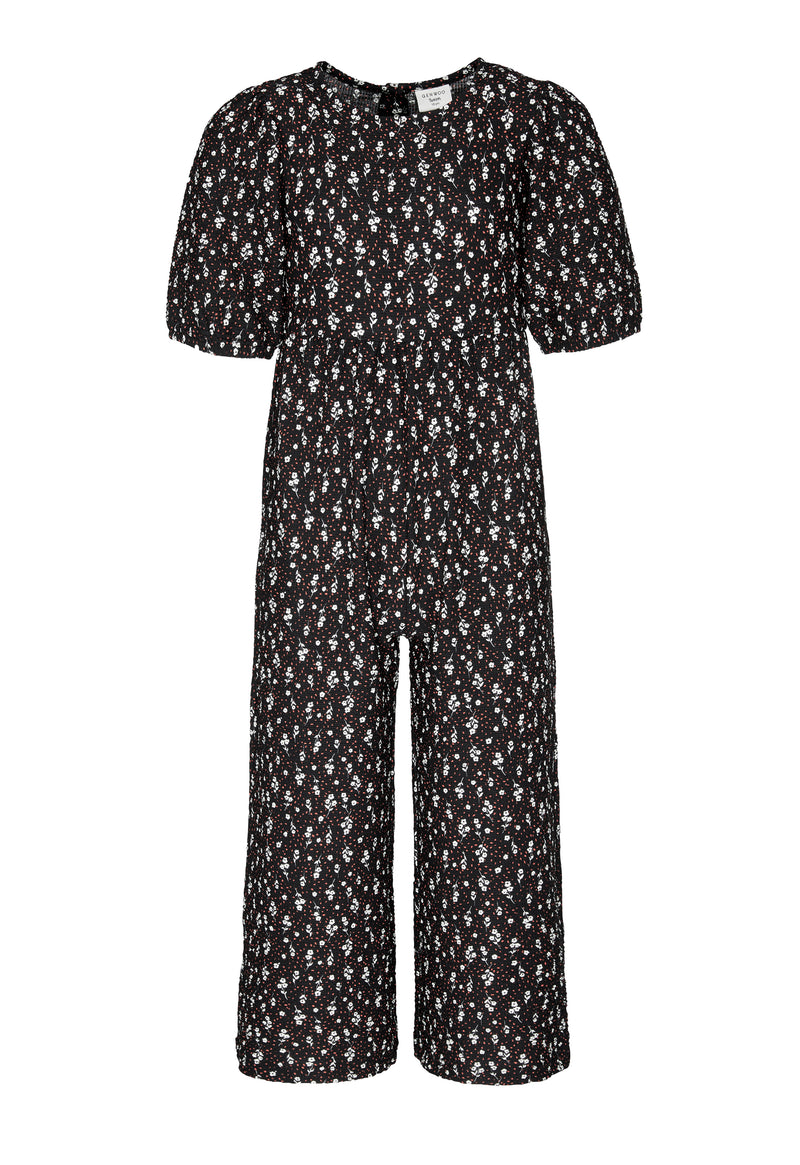 Shop for Gen Woo Tween Girls Ditsy Print Jumpsuit from The Jersey Shop Singapore