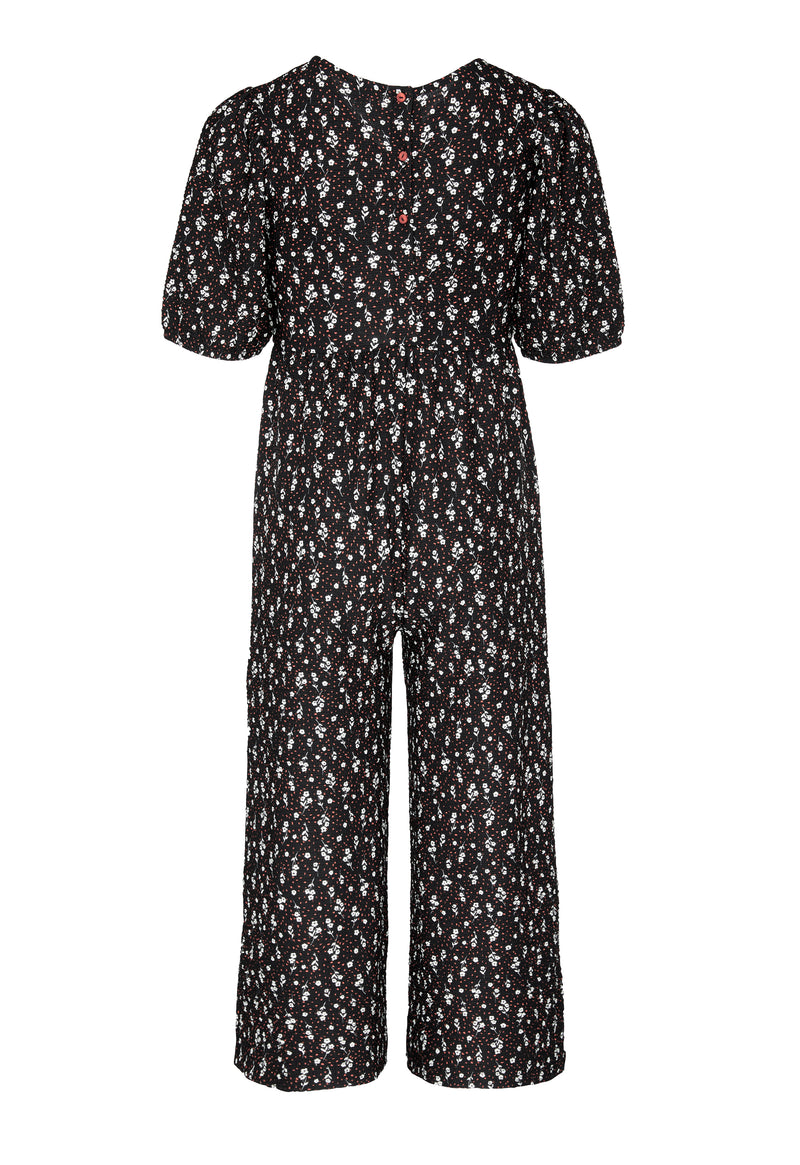 Gen Woo Tween Girls Ditsy Print Jumpsuit Fits Sizes 8 Years to 14 Years from The Jersey Shop Singapore