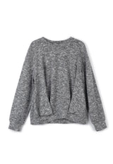 Grey Marl Sweater for girls by Gen Woo