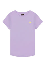 Violet Embroidered Girls T-Shirt by Gen Woo. 