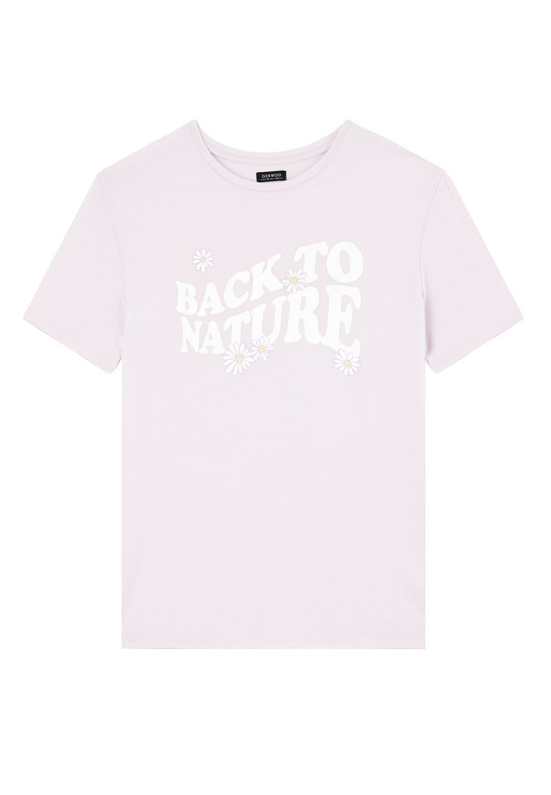 Back To Nature Girls Pyjama Set T-Shirt by Gen Woo. 