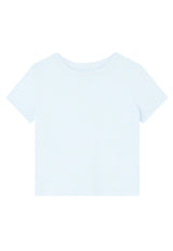 Basic Pastel Blue Ladies T-Shirt by Gen Woo. 