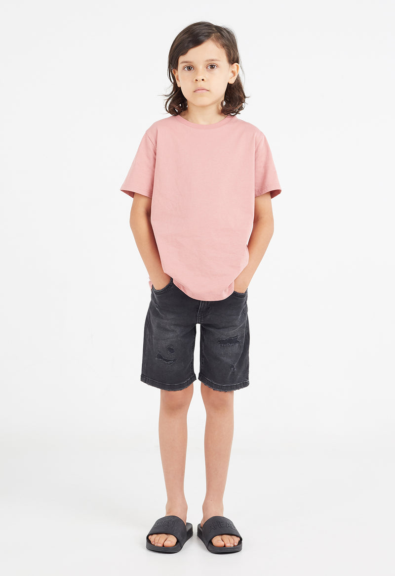 pink basic t-shirts for boys singapore