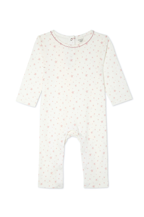 Gen Woo baby Girls Pink Star Print Baby-grow from The jersey Shop Singapore