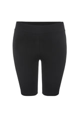 Front of the Girls Basic Black Cycling Shorts by Gen Woo