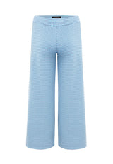Front of the Jacquard Cropped Wide Leg Ladies Trousers by Gen Woo