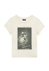 Front of the “Love Dance” Girls Digital Print T-Shirt by Gen Woo